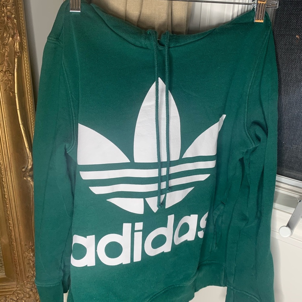 ADIDAS Green Logo Sweatshirt